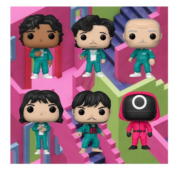 POP TV: Squid Game - Masked Worker, Multicolor - Picture 3 of 3